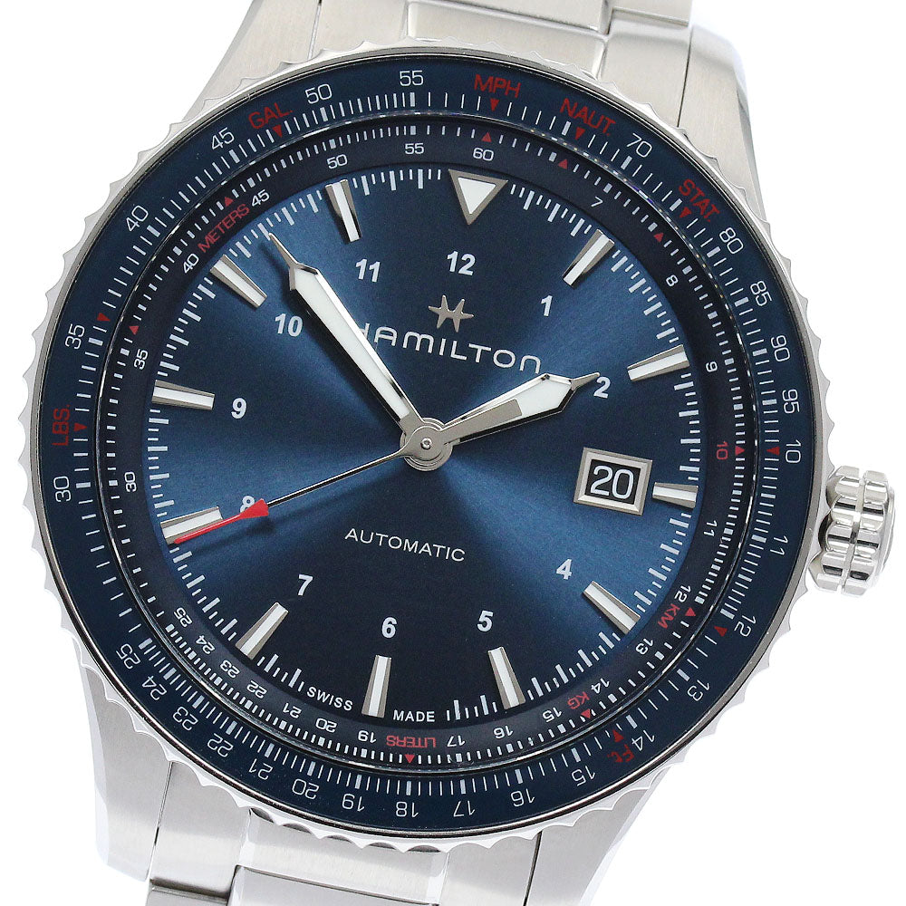 HAMILTON Khaki Aviation Converter H76645140 Blue Dial Automatic Men's_904347