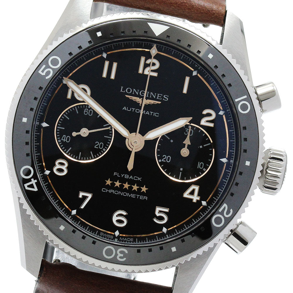 LONGINES Spirit Flyback 42mm L3.821.4.53.2 Flyback Automatic Men's Watch_904348