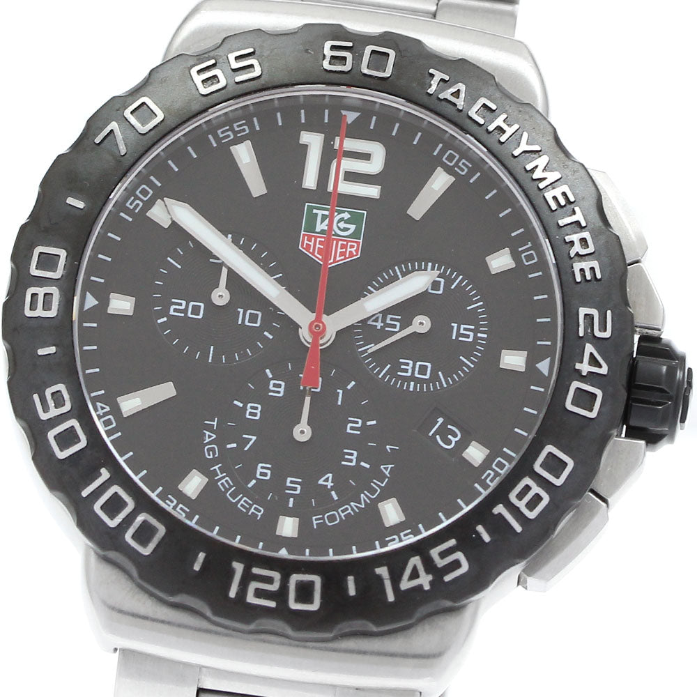 TAG HEUER Formula 1 CAU1110 Chronograph black Dial Quartz Men's Watch_904356