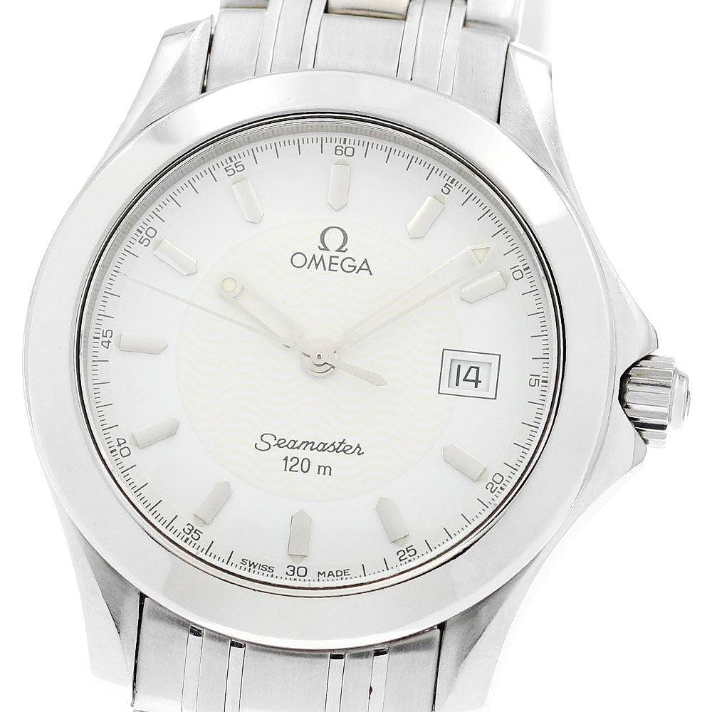 OMEGA Seamaster120 2511.21 Date white Dial Quartz Men's Watch_904358