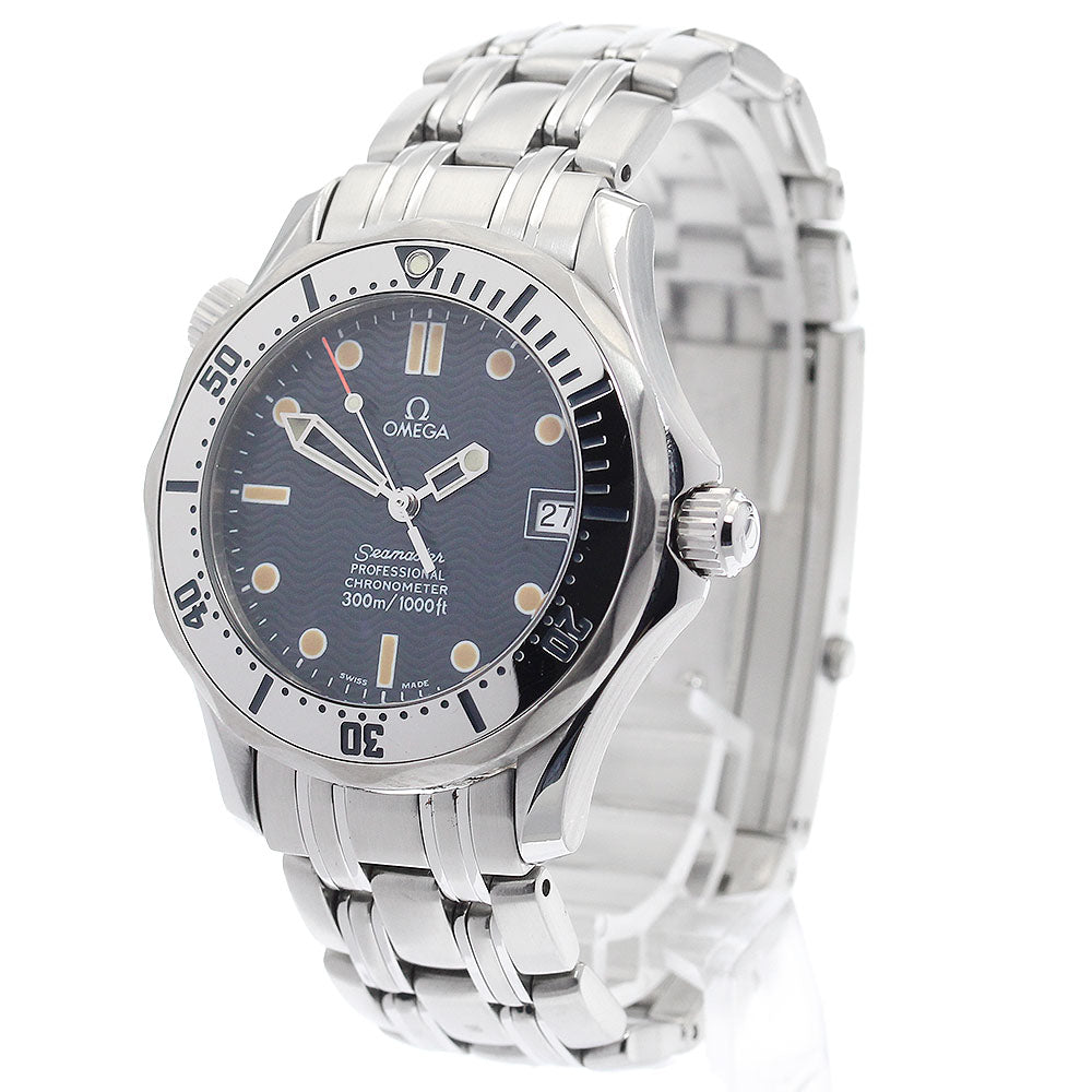 OMEGA Seamaster Diver 300M 2552.80 Date Navy Dial Automatic Boy's Watch_904368