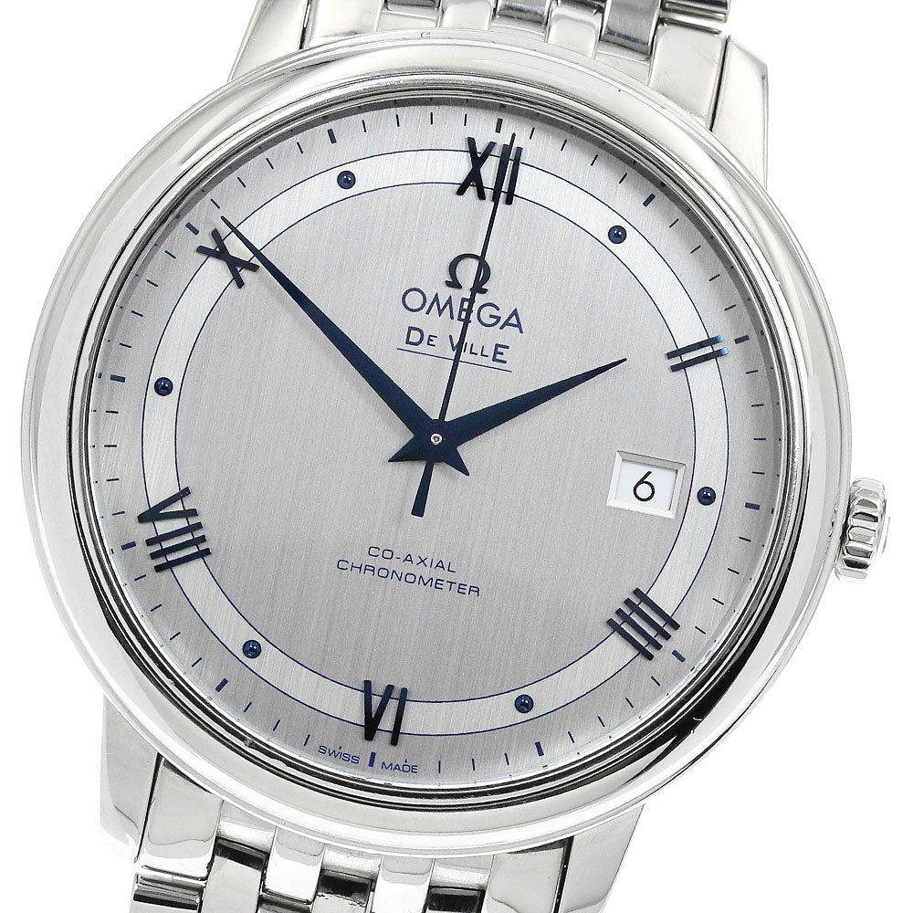OMEGA De Ville Coaxial 424.10.40.20.02.001 Silver Dial Automatic Men's_904369