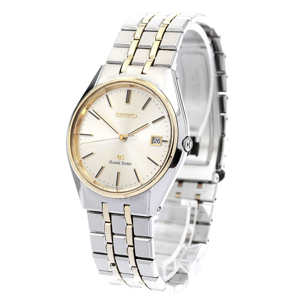 SEIKO Grand Seiko SBGS004/9587-8000 Date Champagne Gold Dial Quartz Men's_904379