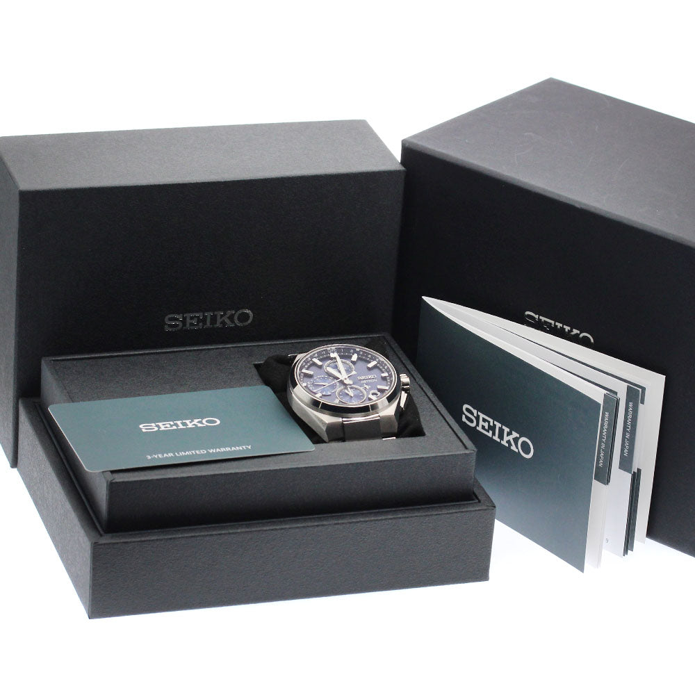 SEIKO Astron Nexter Date GPS Navy Dial Solar Powered Radio Men's Watch_904381