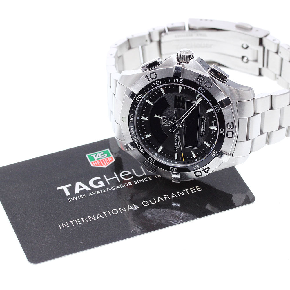 TAG HEUER Aqua Racer Chronometer CAF1010 black Dial Quartz Men's Watch_904382