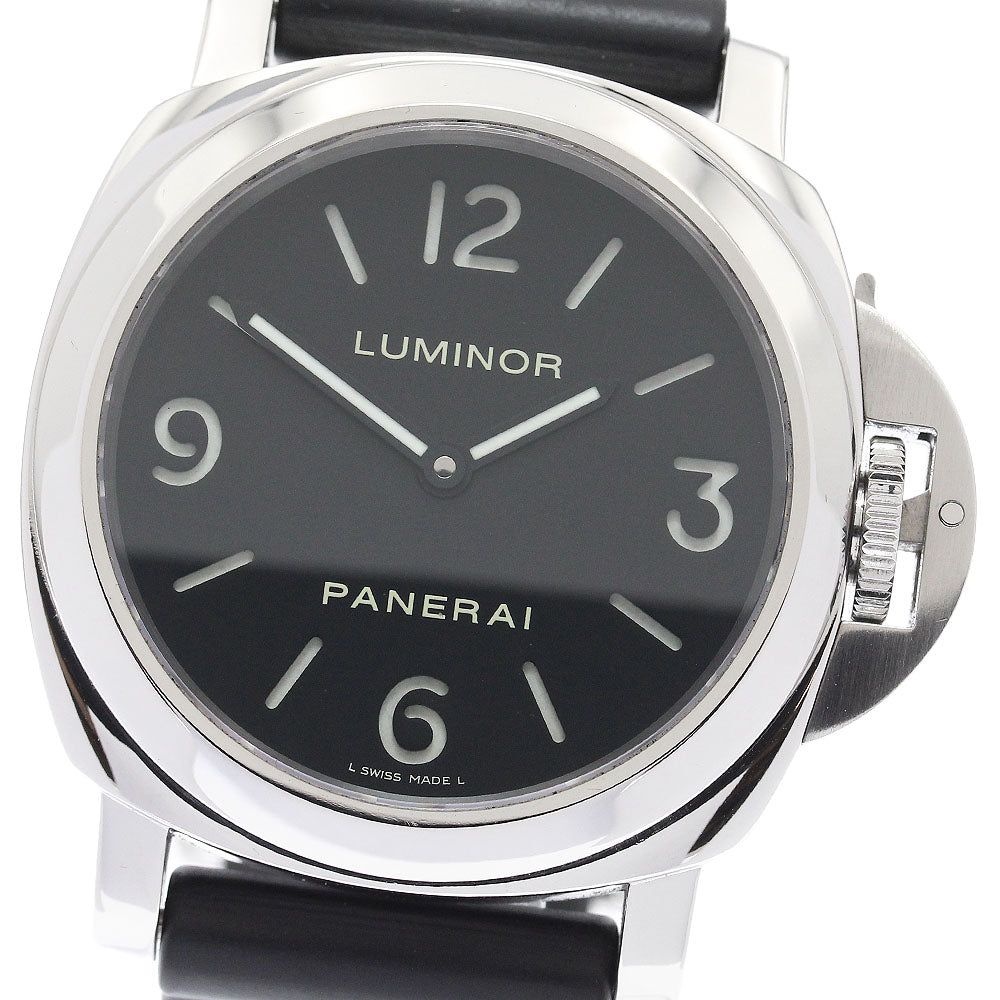 PANERAI Luminor Base 44MM PAM00112 black Dial Hand Winding Men's Watch_904391