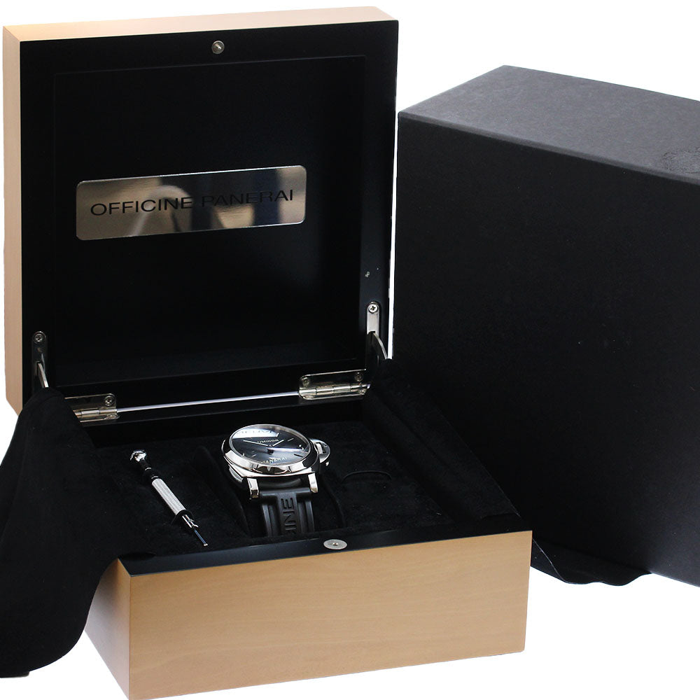 PANERAI Luminor Base 44MM PAM00112 black Dial Hand Winding Men's Watch_904391