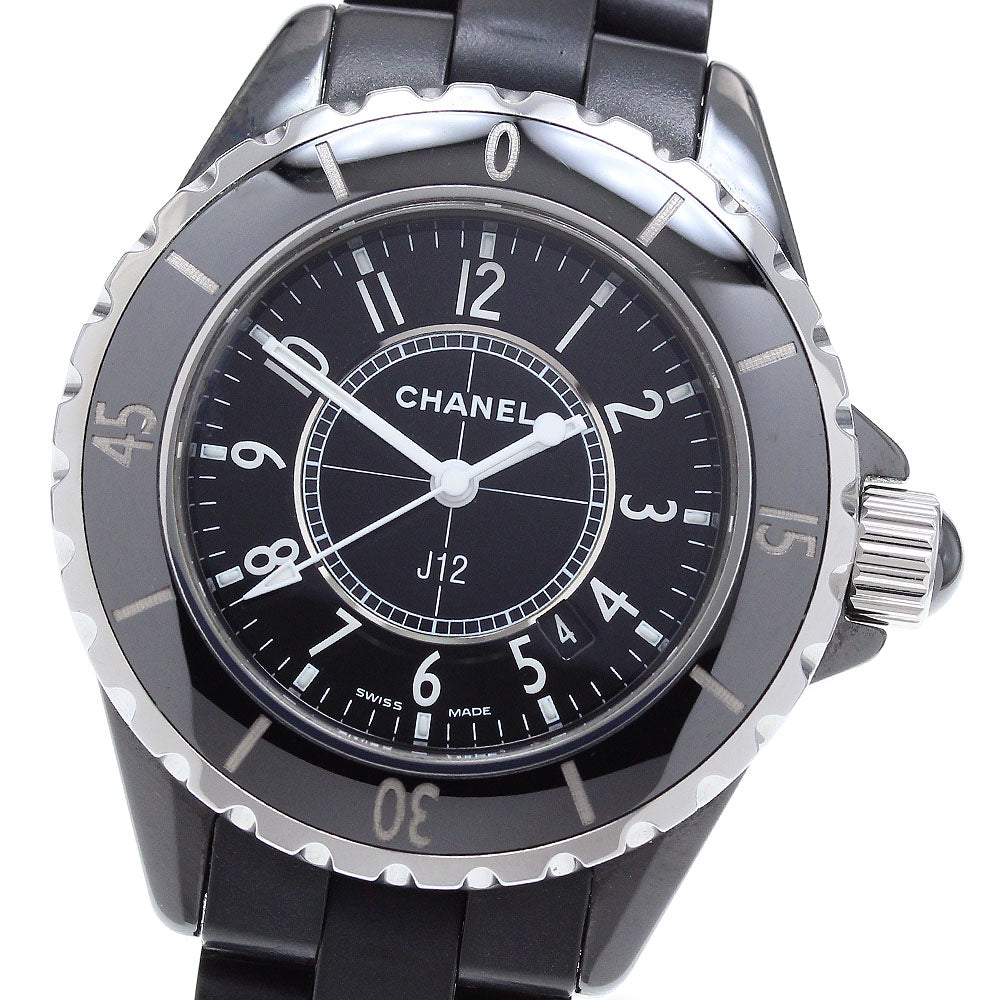 CHANEL J12 H0681 Black ceramic date black Dial Quartz Ladies Watch_904399