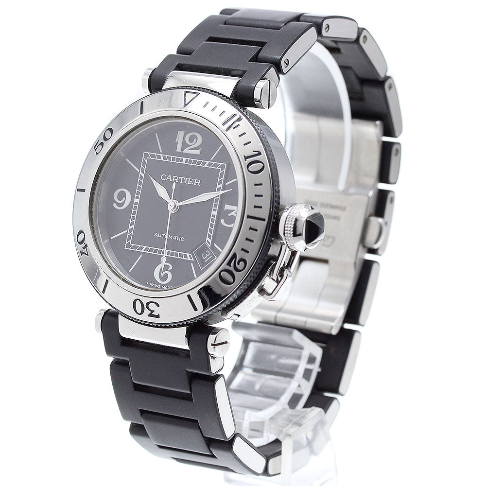 CARTIER Pacha Sea timer W31077U2 Date black Dial Automatic Men's Watch_904401