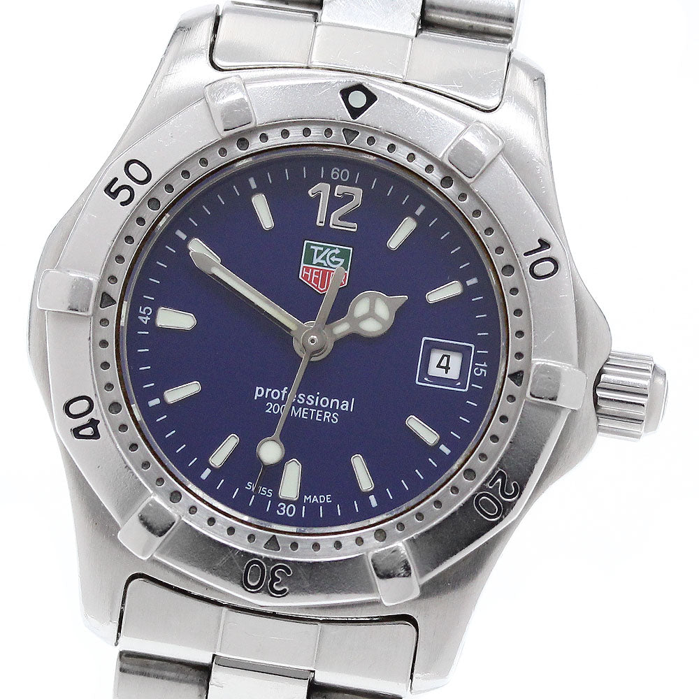 TAG HEUER 2000 Series Professional 200m WK1313 Navy Dial Quartz Ladies_904402