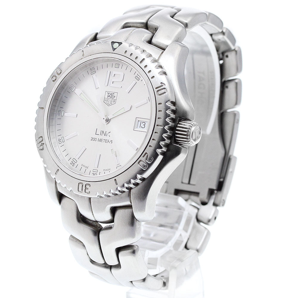 TAG HEUER Link WT1112-0 Date Silver Dial Quartz Men's Watch_904442