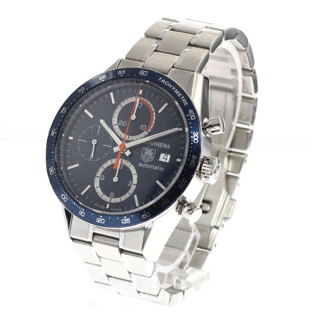 TAG HEUER Carrera CV2015-3 Chronograph Navy Dial Automatic Men's Watch_904462