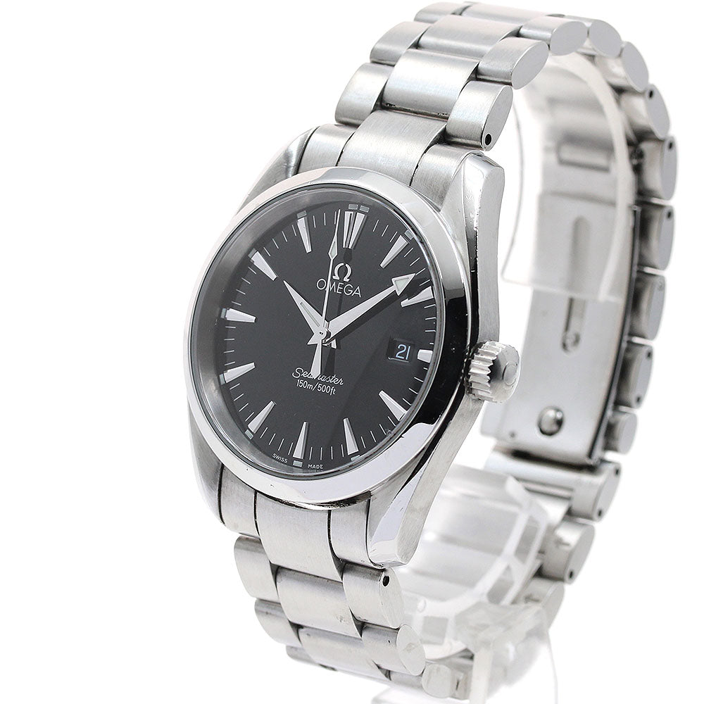 OMEGA Seamaster Aqua Terra 2518.50 Date Black Dial Quartz Men's Watch_904463
