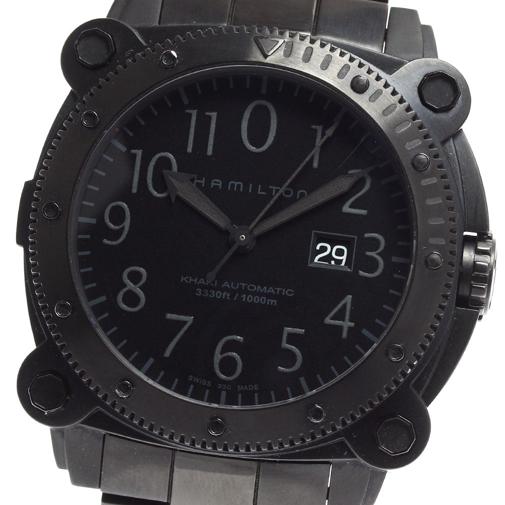HAMILTON Khaki Below Zero H785850 Date black Dial Automatic Men's Watch_904465