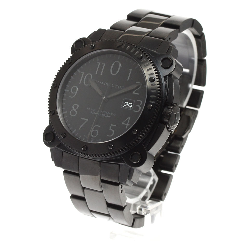 HAMILTON Khaki Below Zero H785850 Date black Dial Automatic Men's Watch_904465