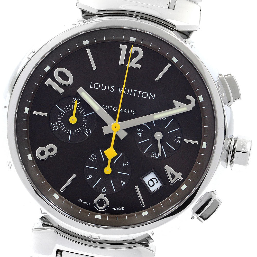 LOUIS VUITTON Tambour Q1121 Date Chronograph Automatic Men's Watch_904474