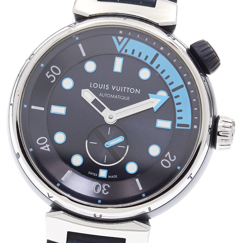 LOUIS VUITTON Tambour Street Diver QA121 Navy Dial Automatic Men's Watch_904477