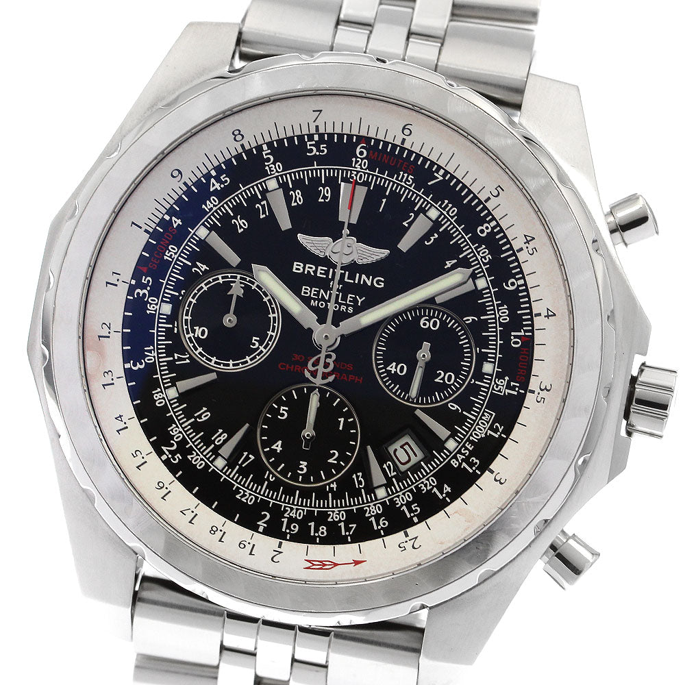 BREITLING Bentley Motors A25363 Chronograph black Dial Automatic Men's_904504
