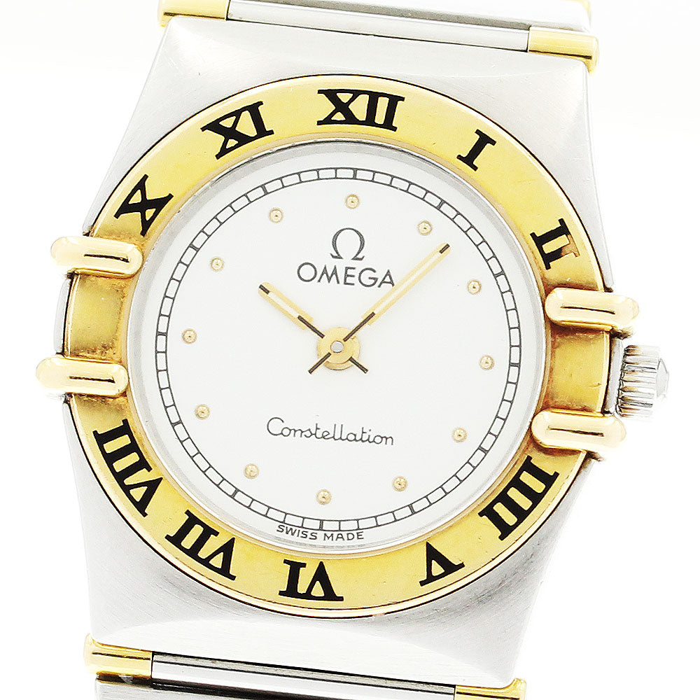 OMEGA Constellation Harf bar White Dial Quartz Ladies Watch_904576