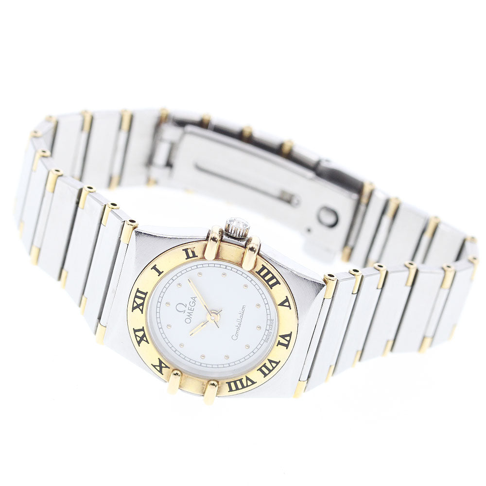 OMEGA Constellation Harf bar White Dial Quartz Ladies Watch_904576