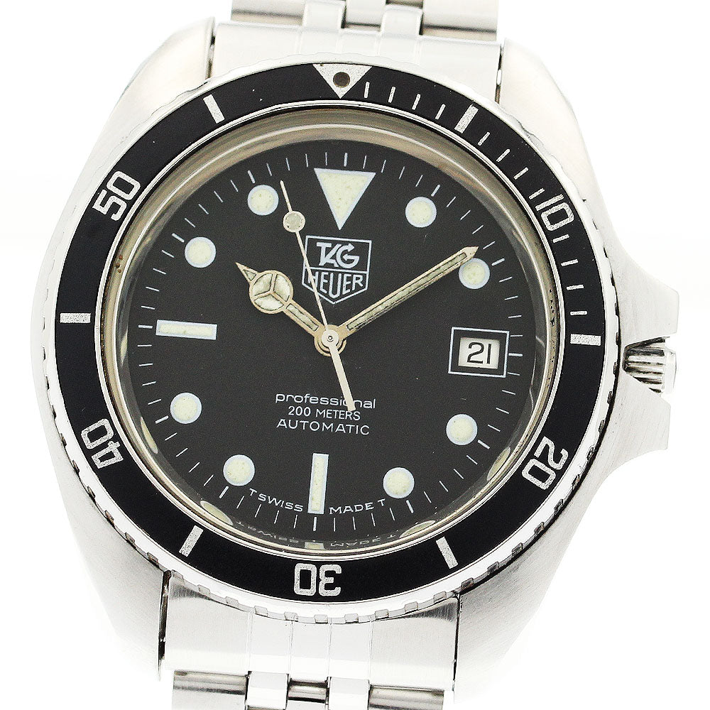 TAG HEUER Professional 200m 844/5 Date black Dial Automatic Men's Watch_904585