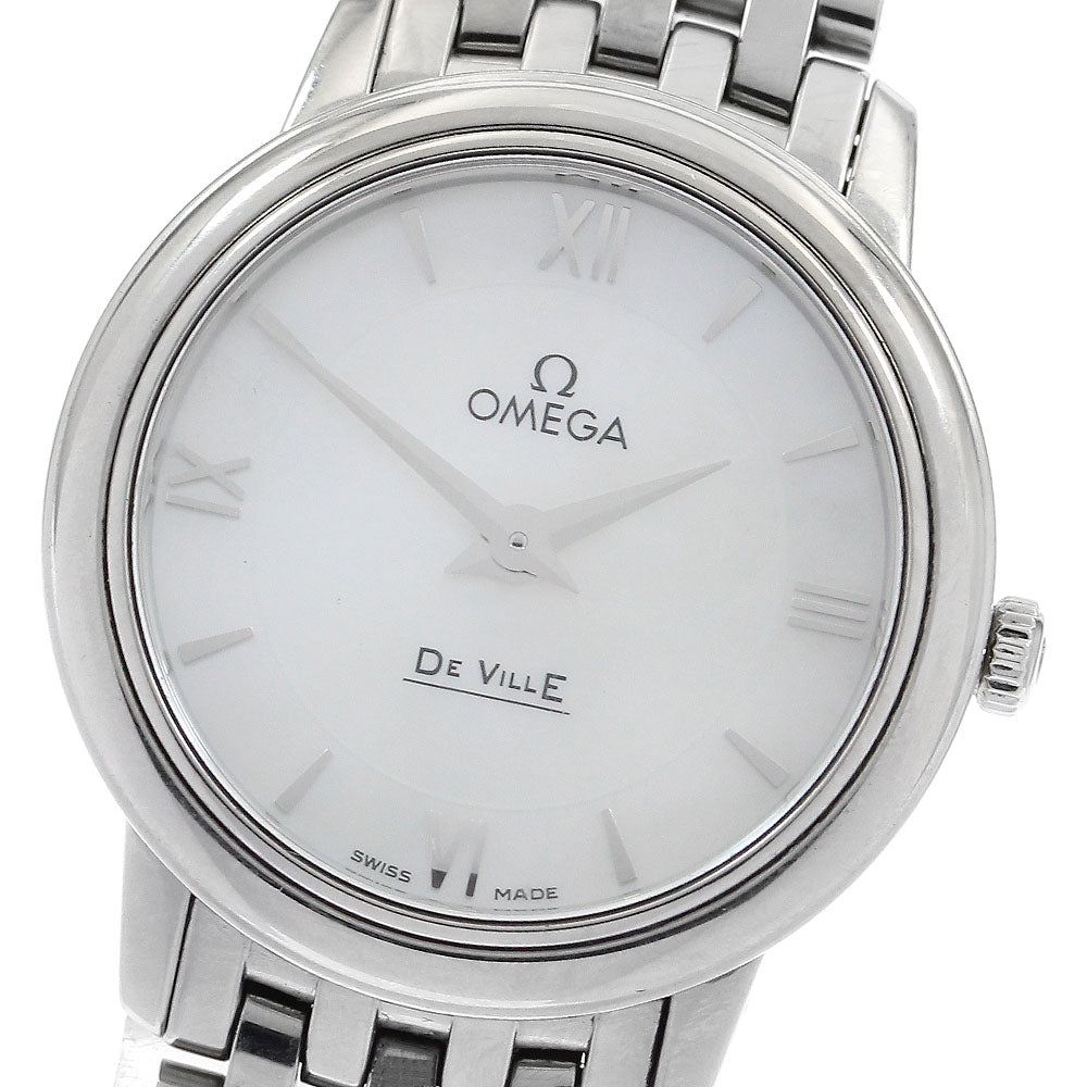 OMEGA De Ville Prestige 424.10.27.60.05.001 White shell Dial Quartz Ladies Watch_904591