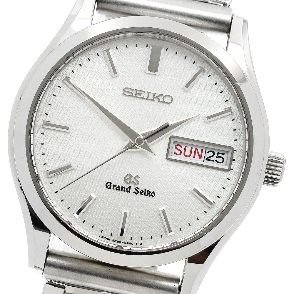 SEIKO Grand Seiko SBGT001/9F83-9A00 Day date Silver Dial Quartz Men's_904595