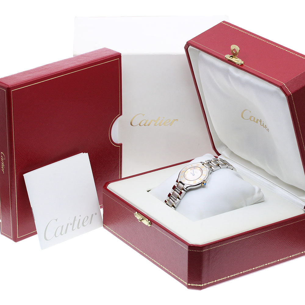 CARTIER Must21 Vantian W10073R6 Silver Dial Quartz Ladies Watch_904626