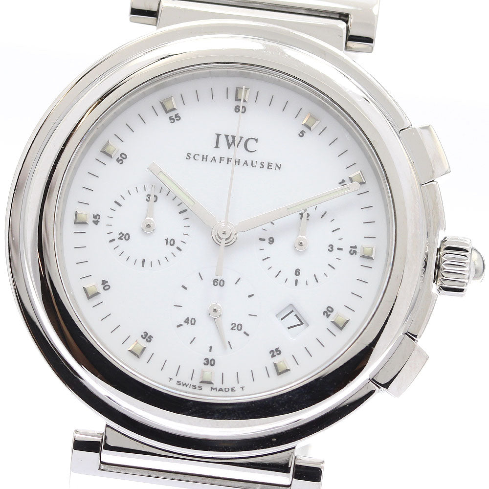 IWC SCHAFFHAUSEN Da Vinci SL IW372802 Date white Dial Quartz Men's Watch_904635