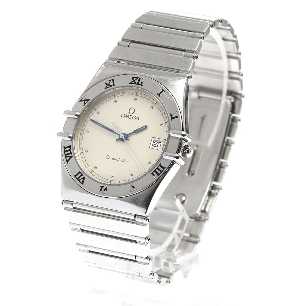OMEGA Constellation Date Silver Dial Quartz Men's Watch_904655