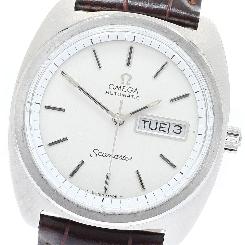 OMEGA Seamaster 166.064 Day-Date Cal.752 Silver Dial Automatic Men's Watch_904657