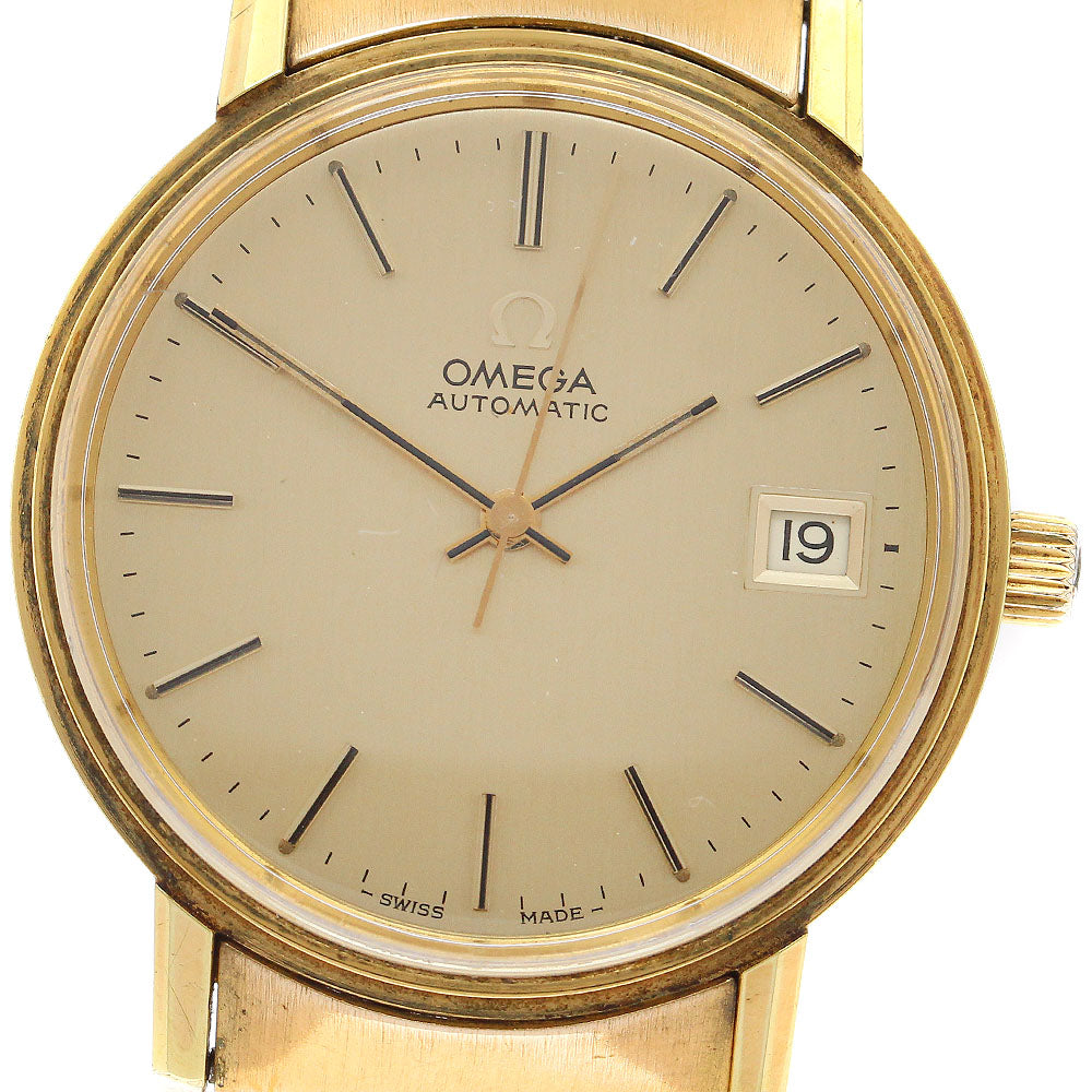 OMEGA 166.0202 Vintage date cal.1012 gold Dial Automatic Men's Watch_904673