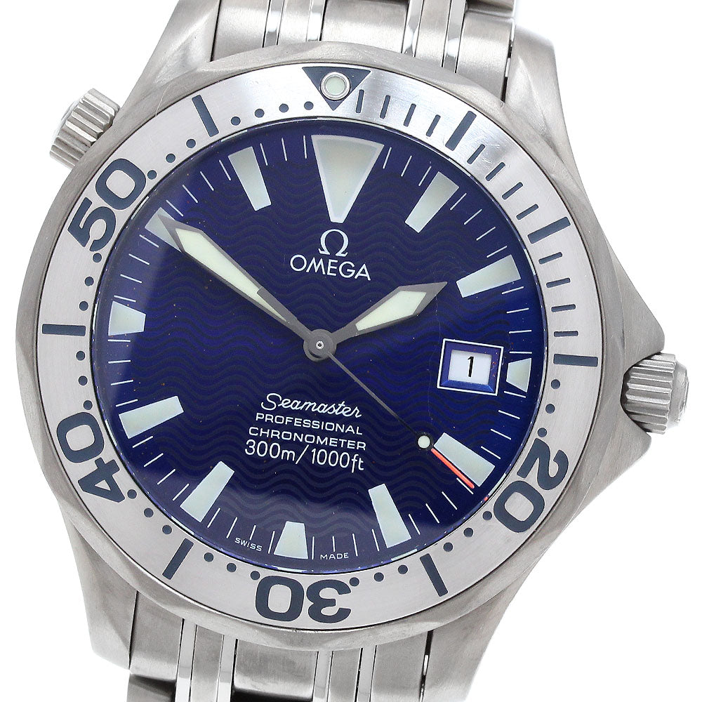 OMEGA Seamaster300 2231.80 Date blue Dial Automatic Men's Watch_904678