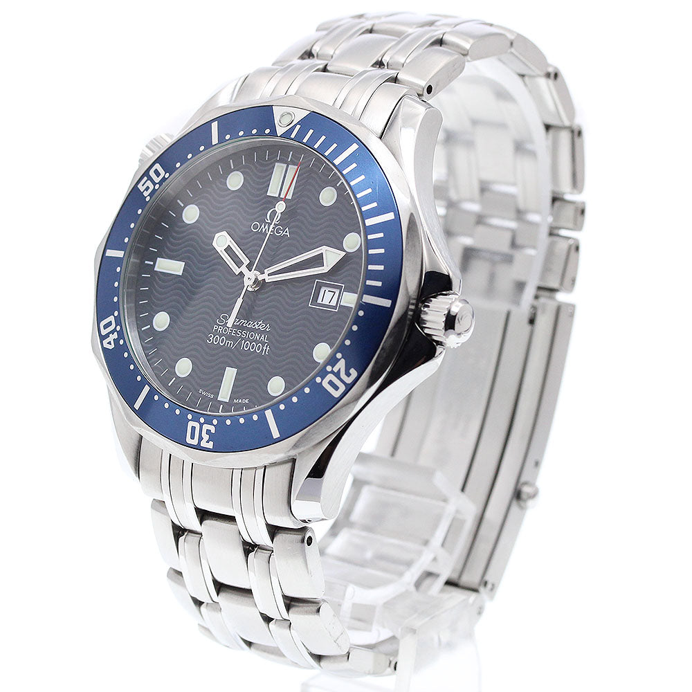 OMEGA Seamaster300 2541.80 Date Navy Dial Quartz Men's Watch_904682