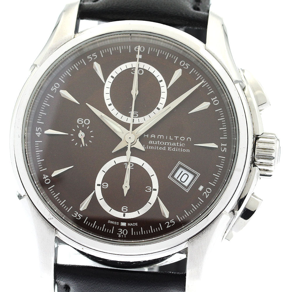 HAMILTON Jazz master H326160 Chronograph Brown Dial Automatic Men's Watch_904684