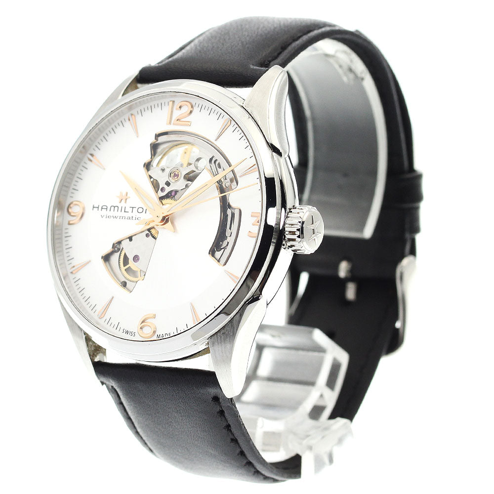 HAMILTON Jazzmaster Viewmatic H327050 Open heart Silver Dial AT Men's_904702