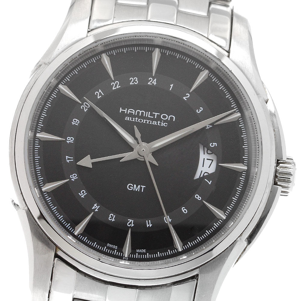 HAMILTON Jazzmaster Traveler H325850 GMT black Dial Automatic Men's Watch_904703