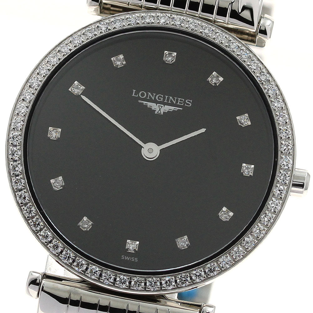 LONGINES La Grand Classic L4.513.0.58.6 Diamond Bezel Quartz Ladies Watch_904743