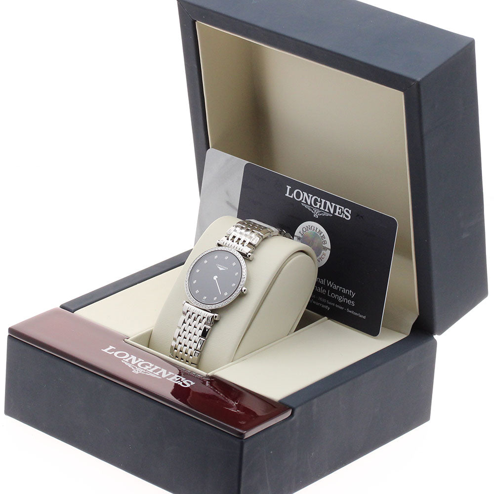 LONGINES La Grand Classic L4.513.0.58.6 Diamond Bezel Quartz Ladies Watch_904743