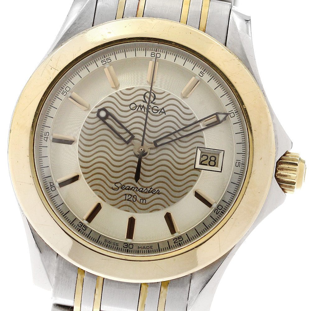 OMEGA Seamaster120 2311.11 Date gold Dial Quartz Men's Watch_904767