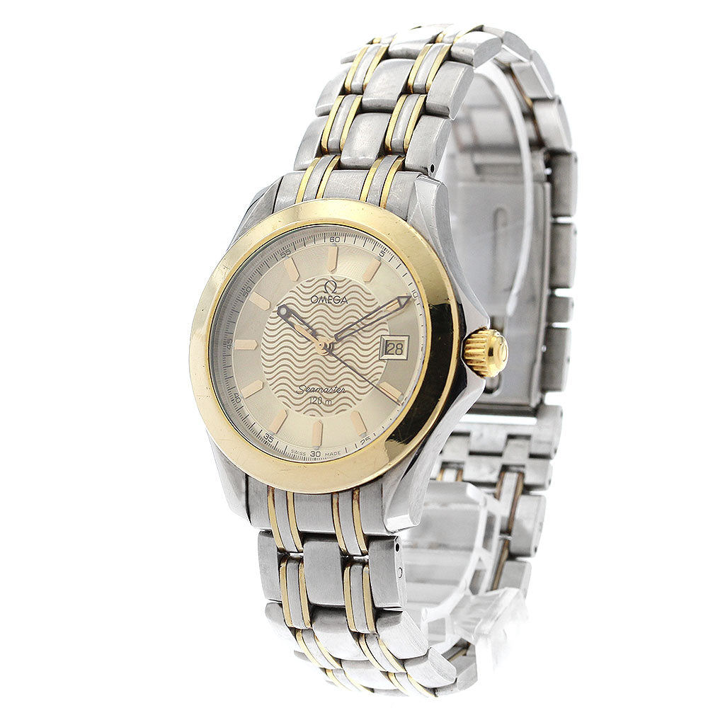 OMEGA Seamaster120 2311.11 Date gold Dial Quartz Men's Watch_904767