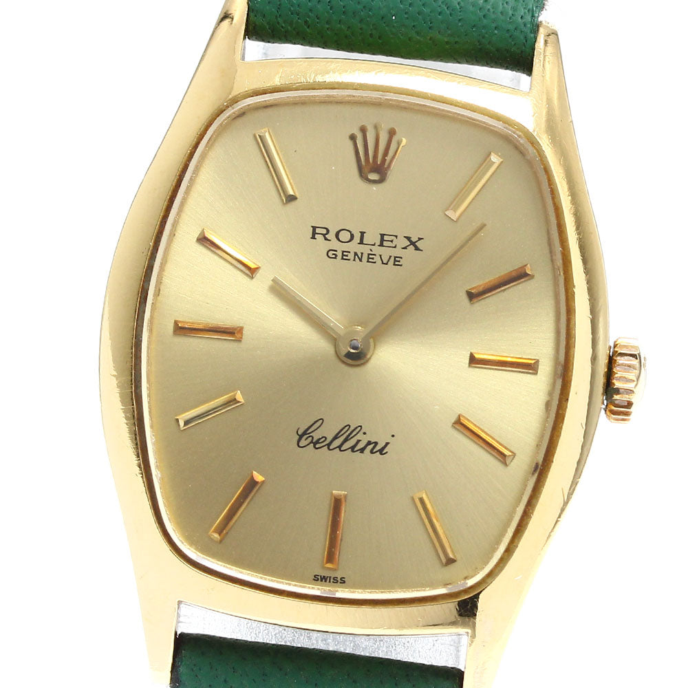 ROLEX Cellini 3803 K18YG Cal.1600 gold Dial Hand Winding Ladies Watch_904799