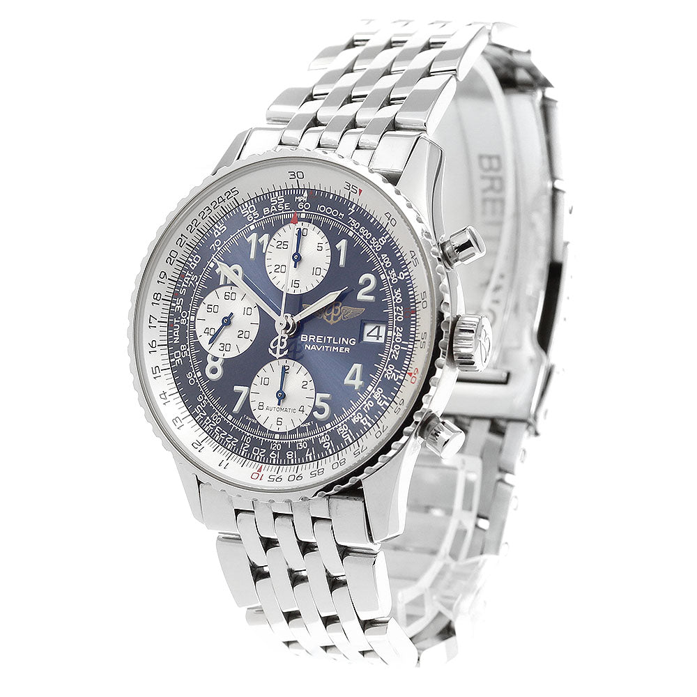 BREITLING Navitimer A13322 Chronograph Date Navy Dial Automatic Men's_904829