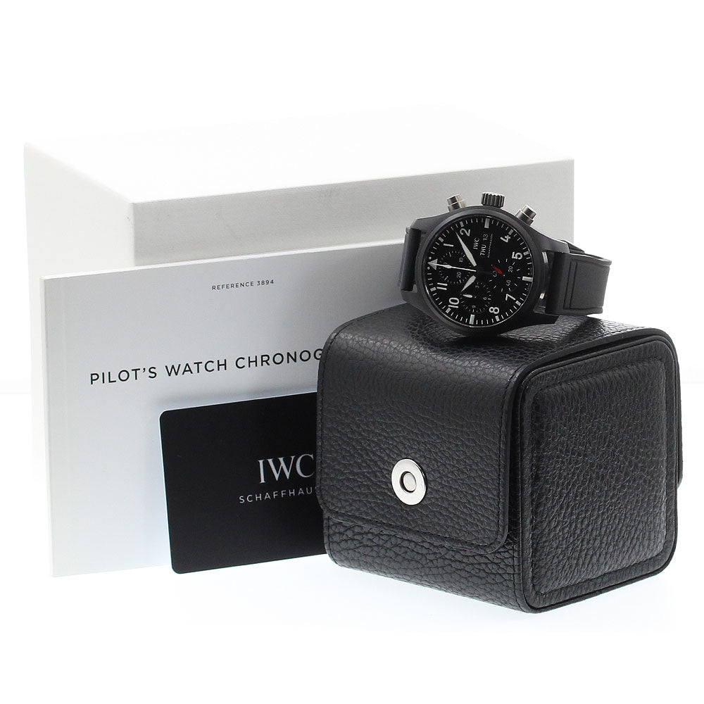IWC SCHAFFHAUSEN big pilot watch top gun IW389401 Chronograph AT Men's_904834