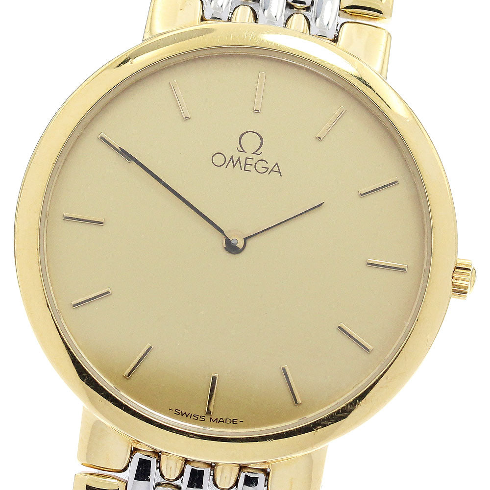 OMEGA De Ville gold Dial Quartz Men's Watch_904835