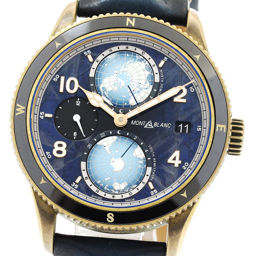 MONTBLANC 1858 Geosphere 0 Limited Edition 129415 Oxygen World Time Men's_904848