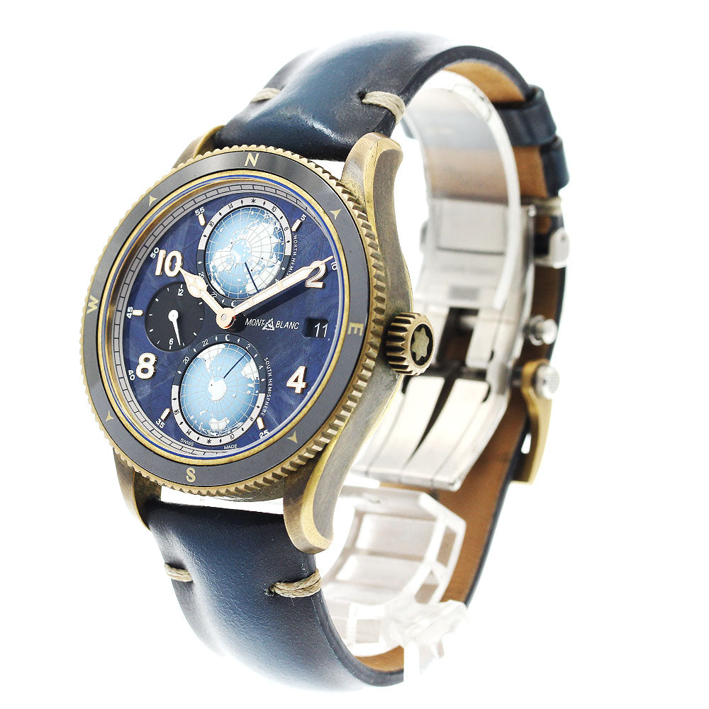 MONTBLANC 1858 Geosphere 0 Limited Edition 129415 Oxygen World Time Men's_904848