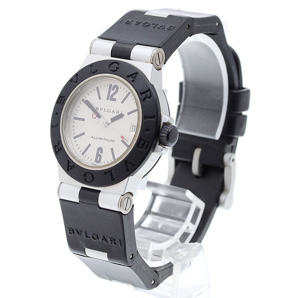 BVLGARI Aluminium AL32TA Date Silver Dial Quartz Boy's Watch_904853