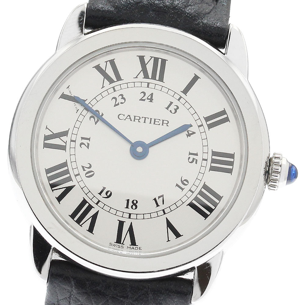 CARTIER Ronde SoloSM WSRN0019 Silver Dial Quartz Ladies Watch_904854