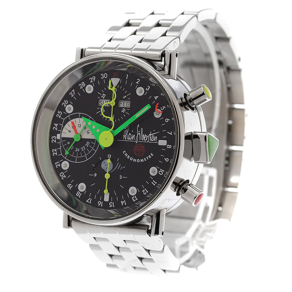 Alain Silberstein Chrono 2 Chronograph black Dial Automatic Men's Watch_904859